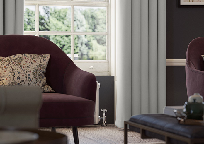 Menton, Stone Grey - Made to Measure Curtains - Image 5